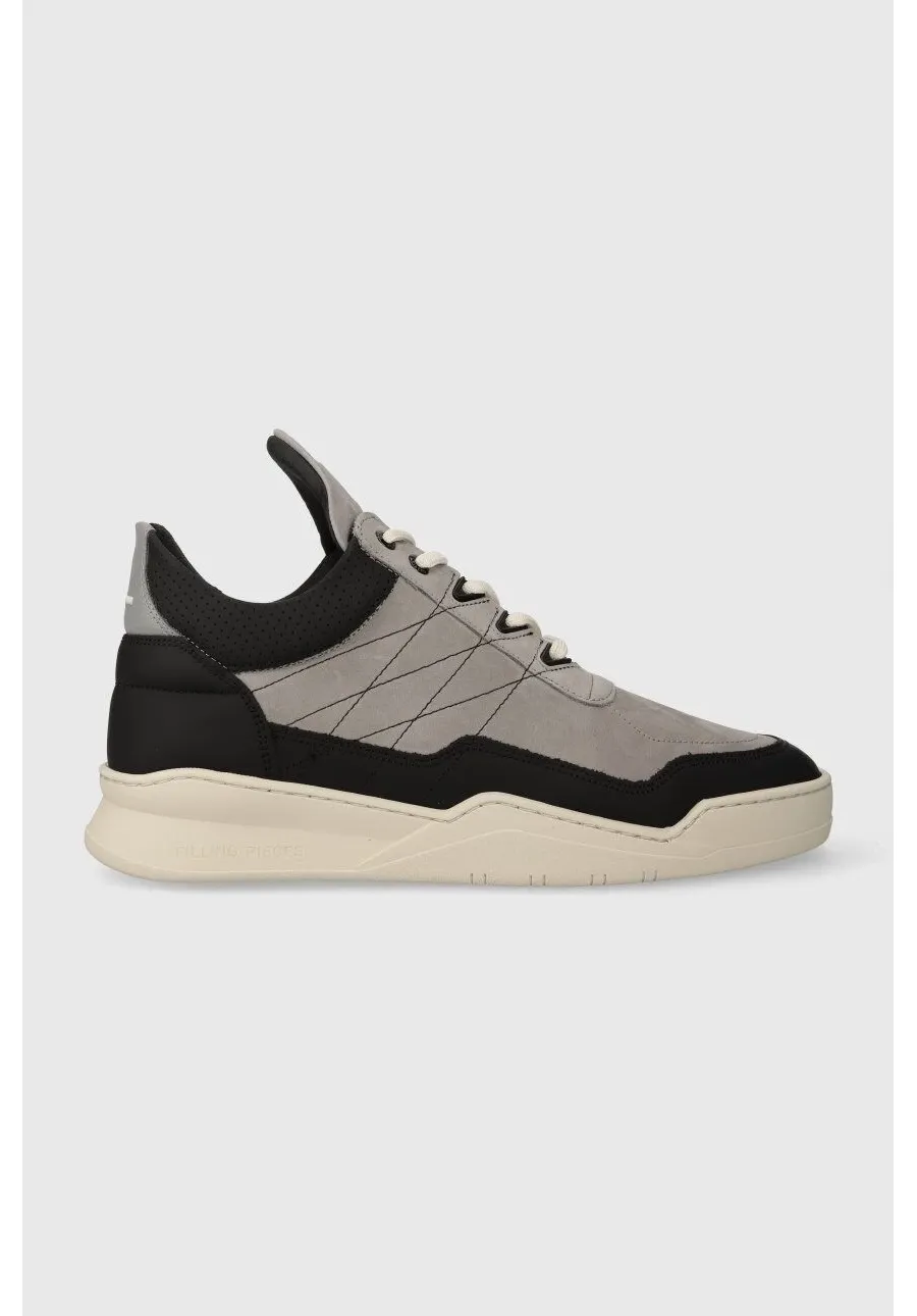 obrazek 1 Filling Pieces sneakersy skórzane Low Top Tweek kolor szary 10127681878