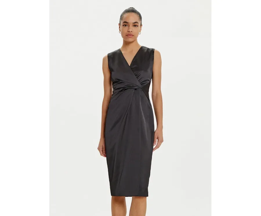 obrazek 1 ACCESS FASHION Sukienka koktajlowa 44-3367-200 Czarny Regular Fit