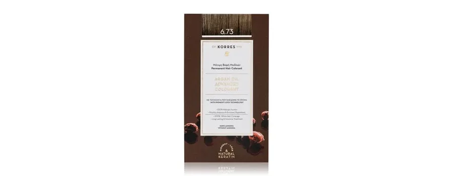 obrazek 1 KORRES Argain Oil Advanced Hair Colouring / Golden Cocoa 6.73 Farba do włosów 145 ml