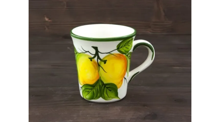 obrazek 1 Oryginalny ręcznie malowany kubek zdobiony motywem cytryn - Le Ceramiche