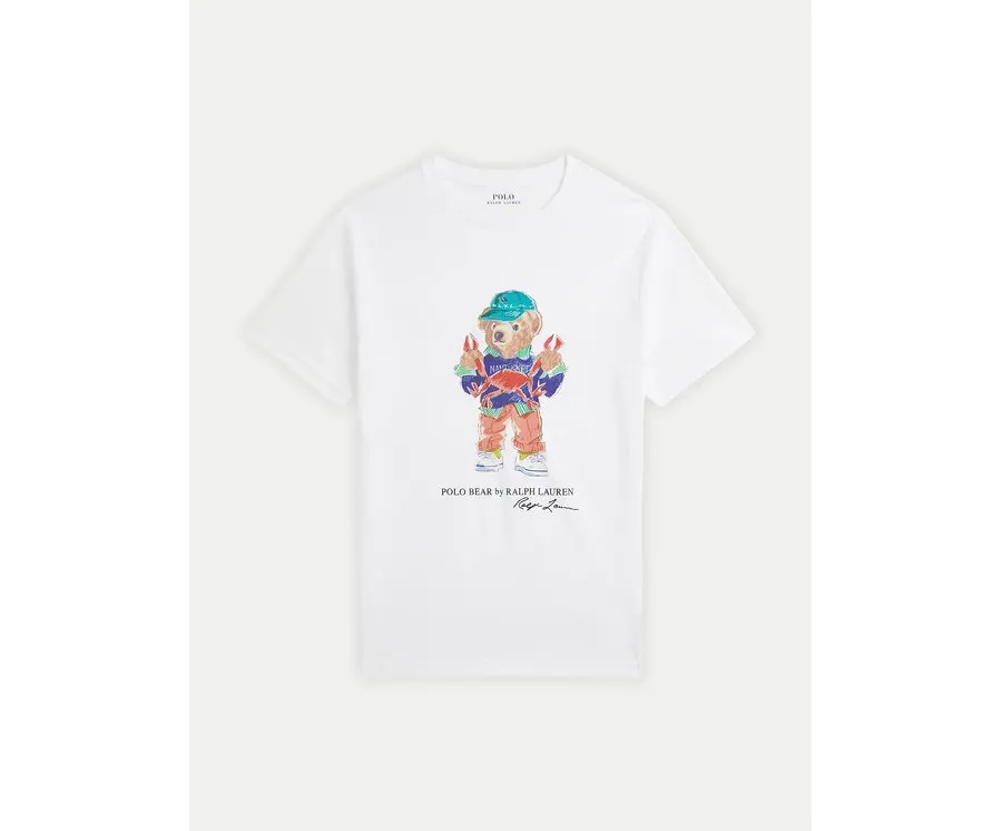 obrazek 1 Polo Ralph Lauren T-Shirt 323973136002 Biały Regular Fit