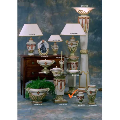 Picture Attractive Italian ceramic column for interiors