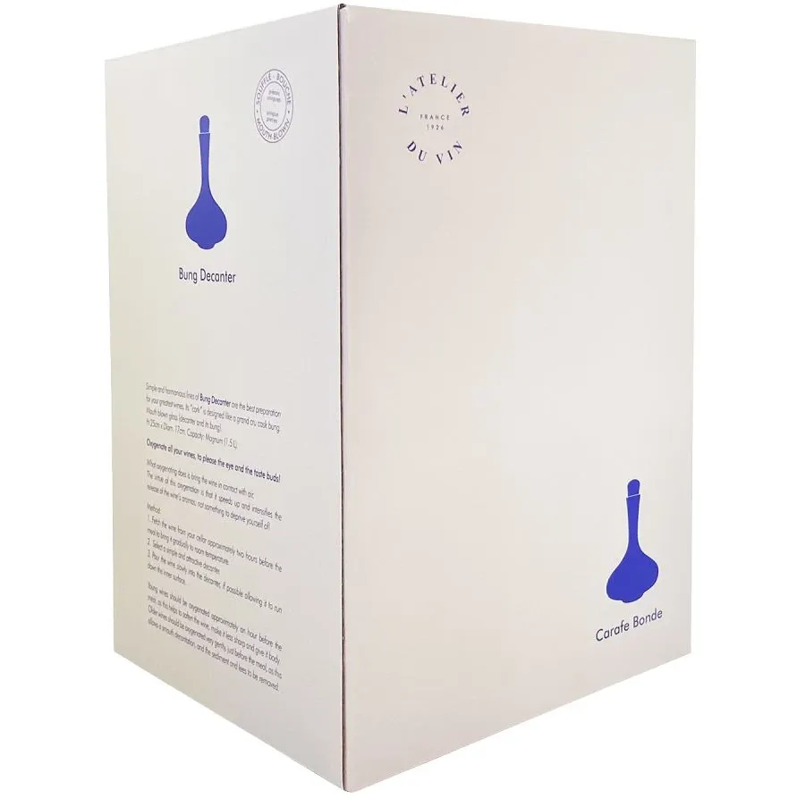 obrazek 3 Piękna szklana karafka na wino o pojemności 1,5l