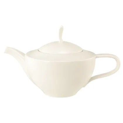 Zdjęcie Piękny porcelanowy dzbanek o nowoczesnym kształcie w kolorze kremowym – Seltmann Weiden