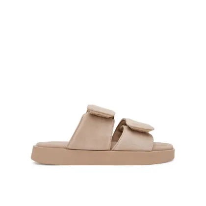 Zdjęcie Inuikii Klapki Classic Suede Velcro 70104-128 Beżowy