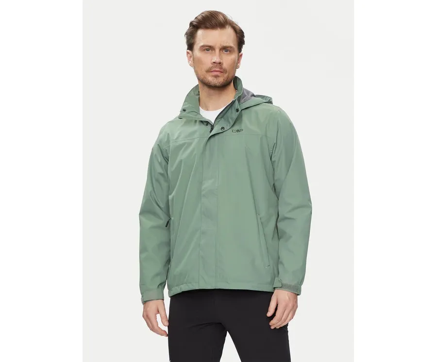 obrazek 1 CMP Kurtka przeciwdeszczowa 39X7367 Zielony Regular Fit