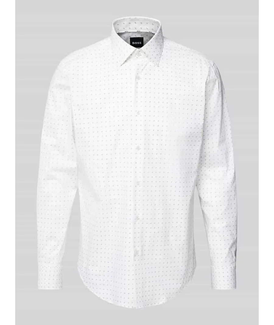 obrazek 1 Koszula biznesowa o kroju regular fit z kołnierzykiem typu kent model ‘Joe’