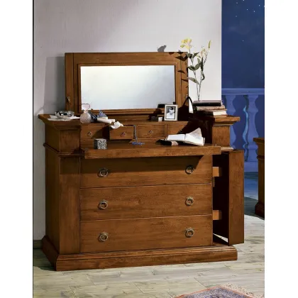 Zdjęcie Oryginalne komoda z 7 szufladami z klapą i bocznymi drzwiczkami - Zanini