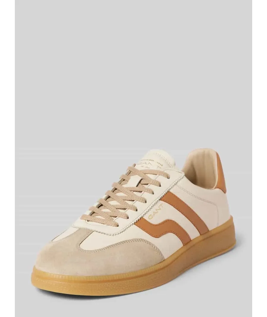 obrazek 1 Sneakersy ze skóry naturalnej