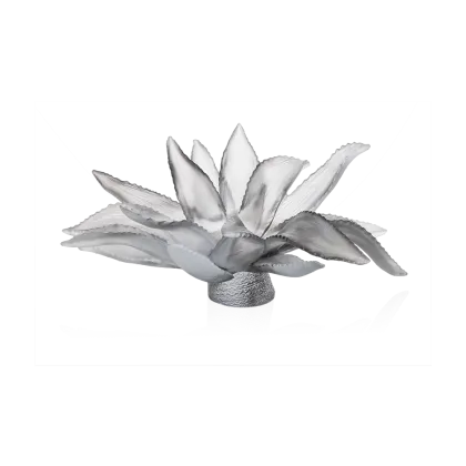 Zdjęcie Duża szara patera w kształcie agawy według projektu Emilio Robba