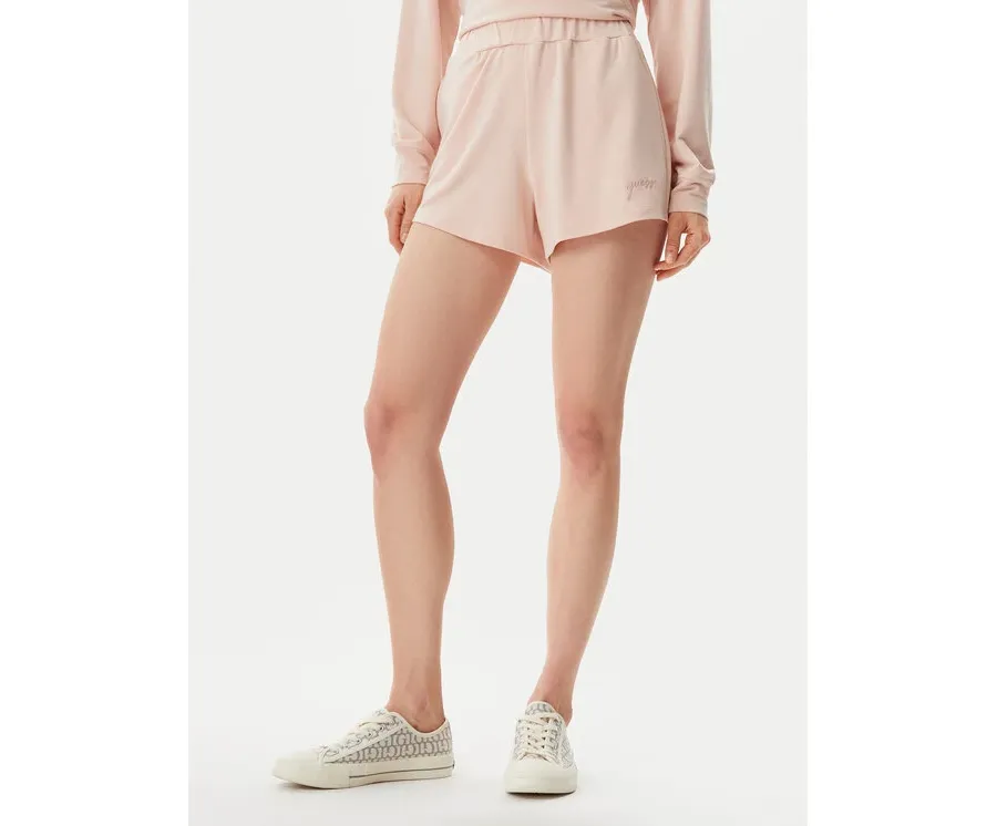 obrazek 1 Guess Szorty materiałowe O5GD06 KCQP2 Różowy Regular Fit