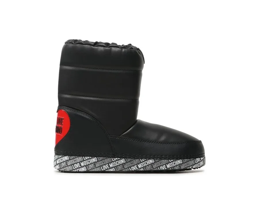 obrazek 1 LOVE MOSCHINO Śniegowce JA24142G1HIT400A Czarny