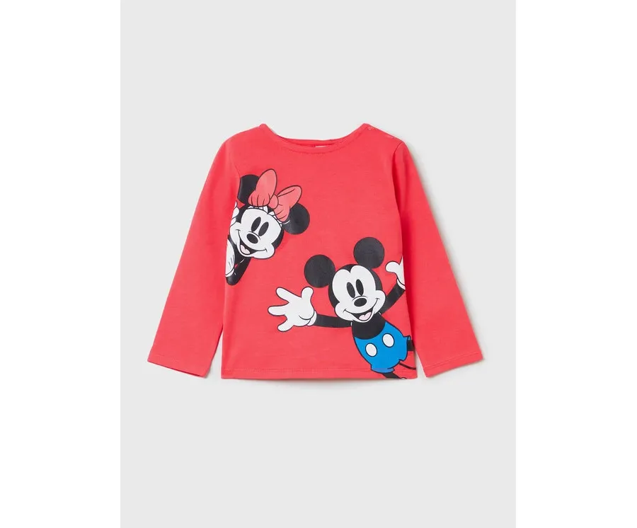 obrazek 1 OVS Bluzka DISNEY 1617101 Czerwony Regular Fit