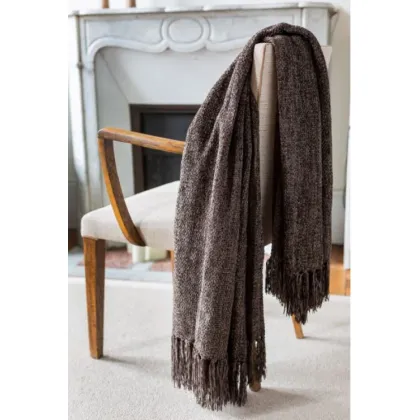 Zdjęcie Niezwykły pled, narzuta Oreade Tabac 130x170 cm