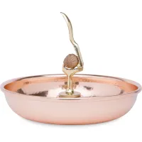 Zdjęcie Miedziany dziadek do orzechów z miską Ø 24 - Cu Artigiana