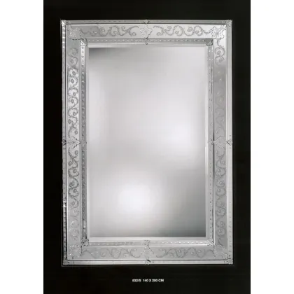 Zdjęcie Piękne  ścienne szklane włoskie lustro