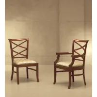 Picture A unique classic French-style armchair and chair - Morello Gianpaolo