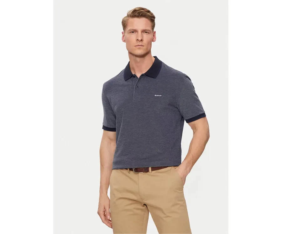 obrazek 1 Gant Polo Oxford 2057029 Granatowy Regular Fit