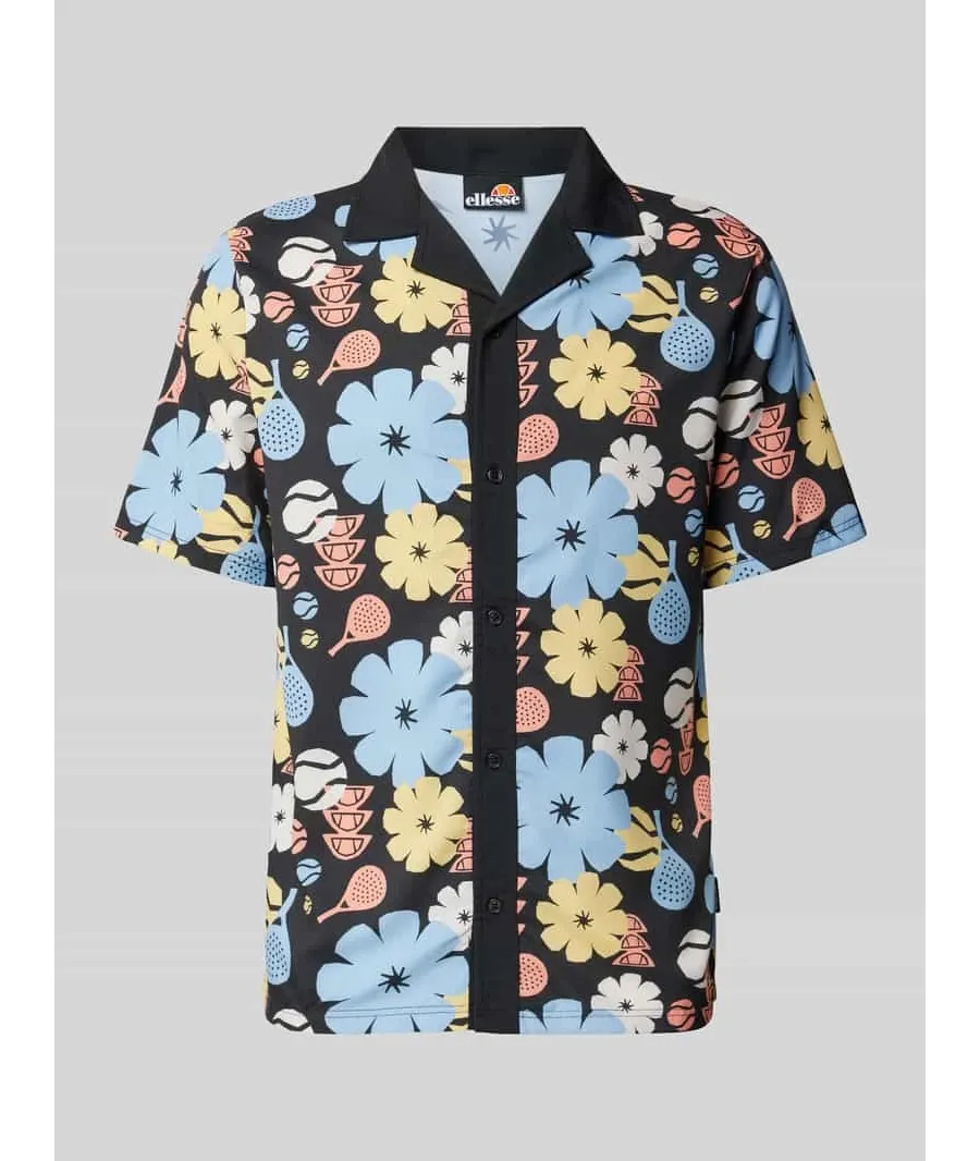 obrazek 1 Koszula casualowa o kroju regular fit z kwiatowym nadrukiem model ‘LUMI’