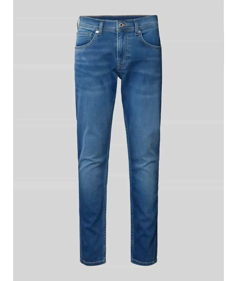 obrazek 1 Pepe Jeans Jeansy PM207389 Niebieski Slim Fit