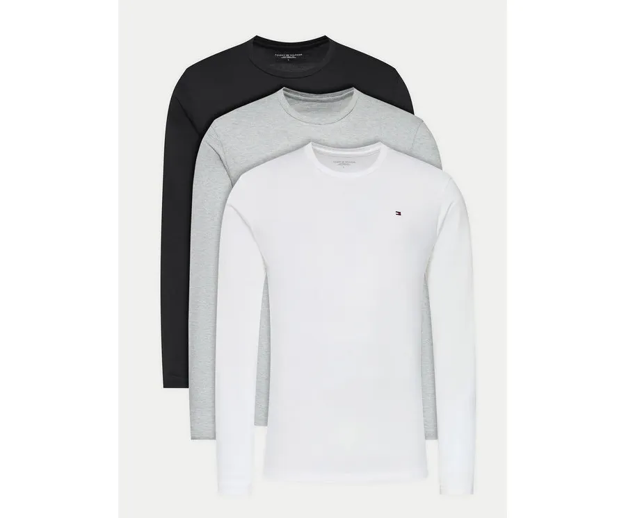 obrazek 1 Tommy Hilfiger Komplet 3 longsleeve UM0UM03378 Kolorowy Regular Fit