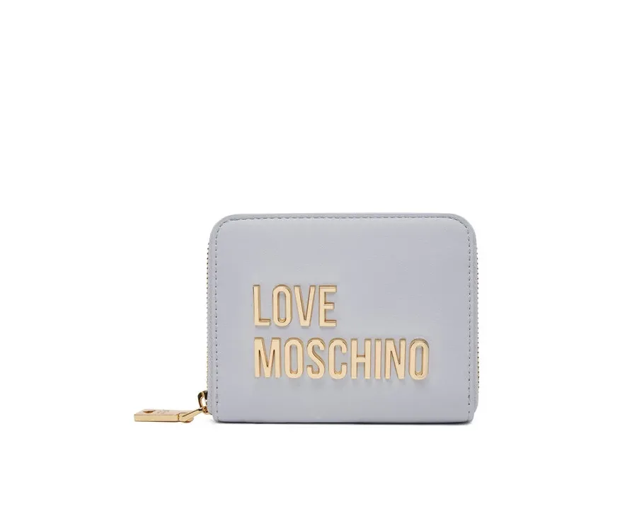 obrazek 1 LOVE MOSCHINO Mały Portfel Damski JC5613PP1MKD0712 Błękitny