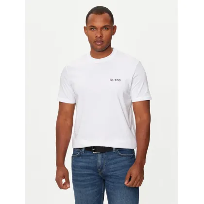 Zdjęcie Guess T-Shirt U4BM03 KCAM1 Biały Regular Fit