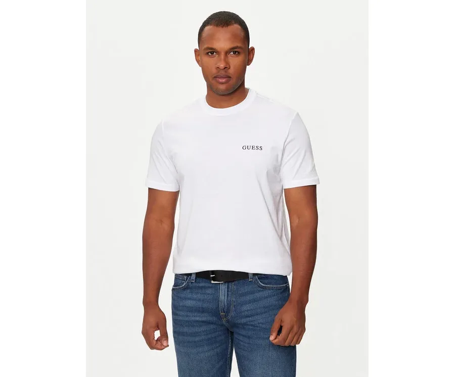 obrazek 1 Guess T-Shirt U4BM03 KCAM1 Biały Regular Fit