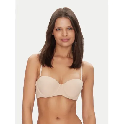 Zdjęcie Tommy Hilfiger Biustonosz bardotka UW0UW05378 Beżowy