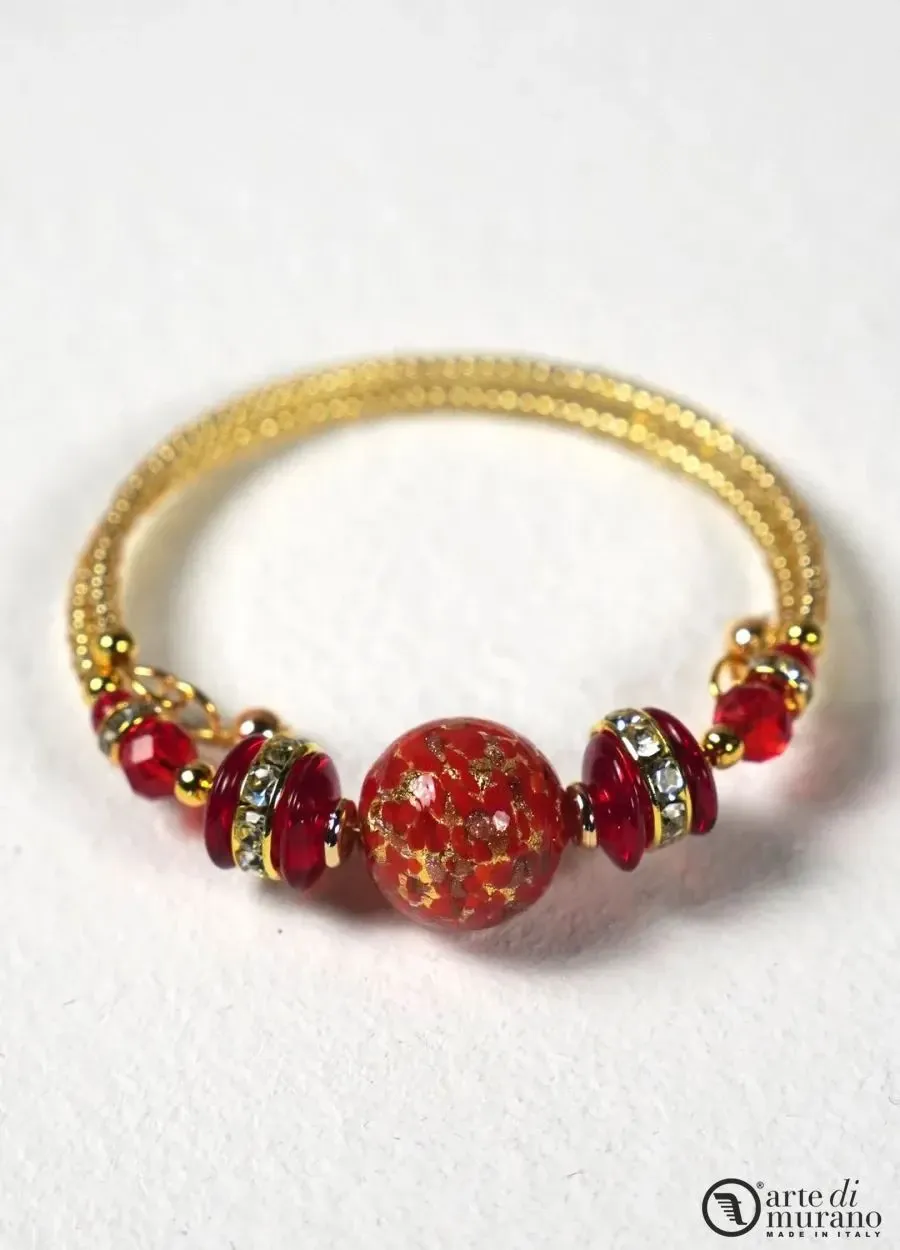 obrazek 1 Urokliwa bransoletka z koralikami Conterie ze szkła Murano