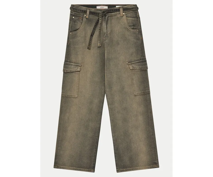 obrazek 1 Guess Jeansy J5RA13 D5J40 Złoty Relaxed Fit