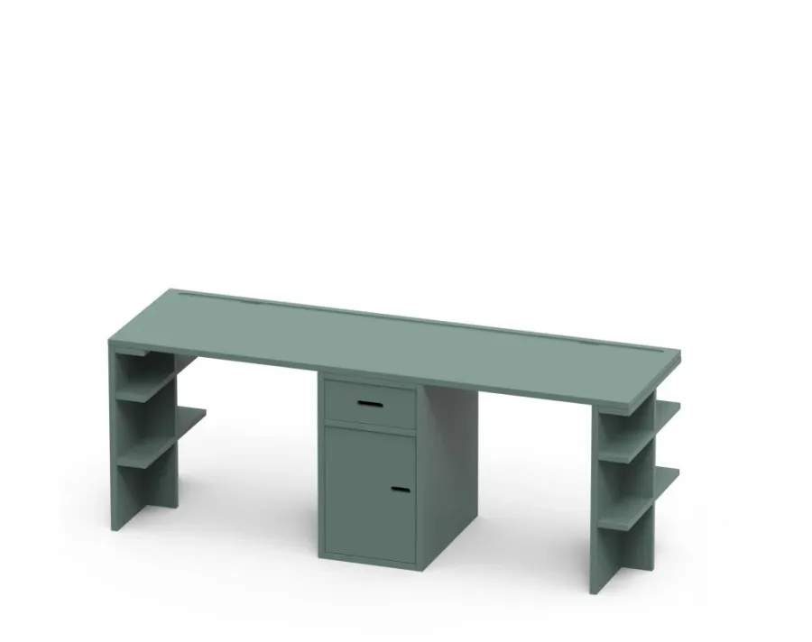 obrazek 5 Indywidualne biurko z prostym blatem do 240 cm MADAKET - Mathy by Bols