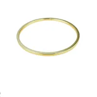 Picture Interesting square stiff bracelet made of sugar cane