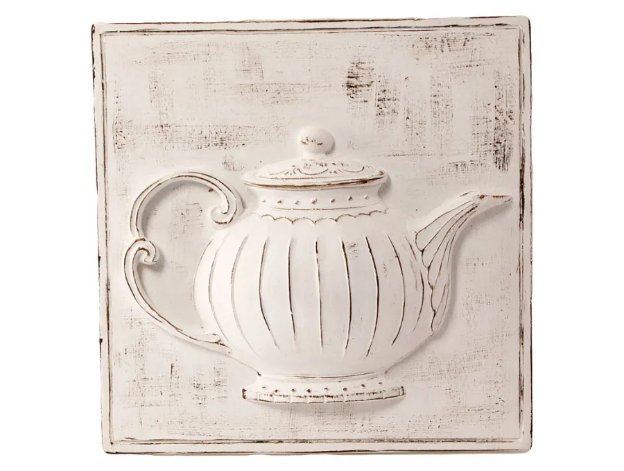 obrazek 1 Elegancka ceramiczna tabliczka z czajniczkiem 28 cm - Virginia Casa