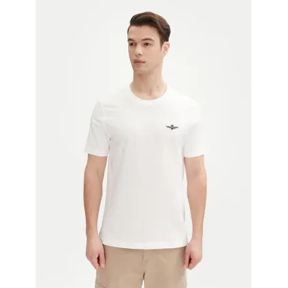 Zdjęcie Aeronautica Militare T-Shirt 251TS2376J592 Biały Regular Fit