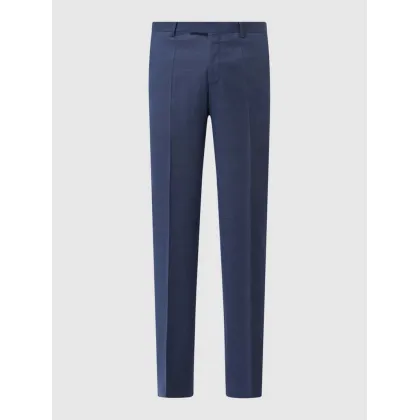 Zdjęcie Spodnie do garnituru o kroju slim fit z żywej wełny model ‘Massa’