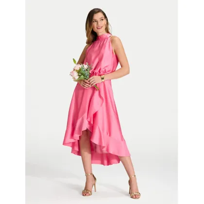 Zdjęcie Swing Sukienka koktajlowa 5AH04500 Różowy Regular Fit