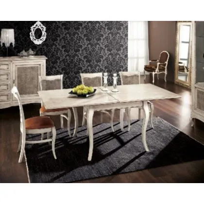 Zdjęcie Włoski rozkładany stół jadalniany w stylu antycznym