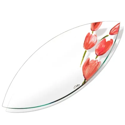 Picture Beautiful glass decoration to celebrate the anniversary of the