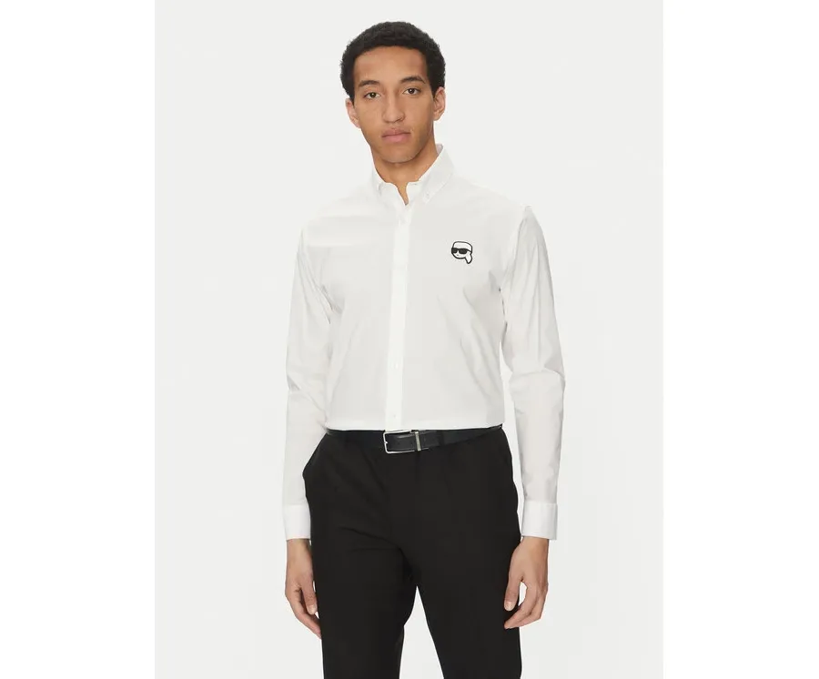 obrazek 1 KARL LAGERFELD Koszula 605911 552671 Biały Slim Fit