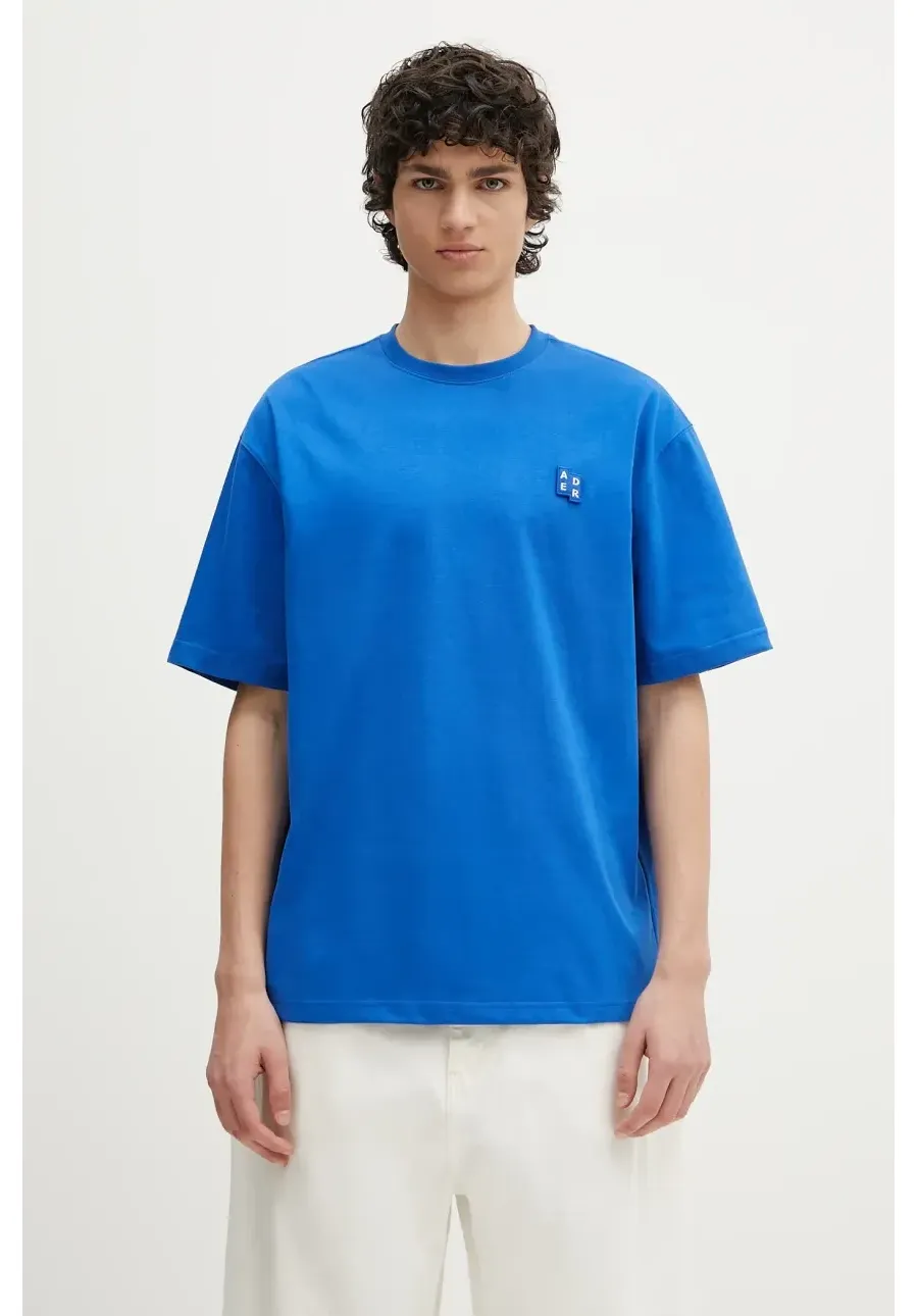obrazek 1 Ader Error t-shirt Apparel-Top męski kolor niebieski gładki BO42FYTS0101BL