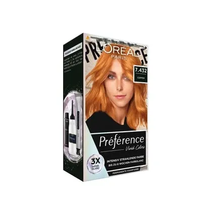 Zdjęcie L'Oréal Paris Préférence Vivid Colours Copper Farba do włosów 1 szt.