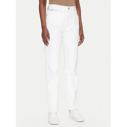 Zdjęcie Calvin Klein Jeans Jeansy Authentic J20J225136 Biały Straight Fit