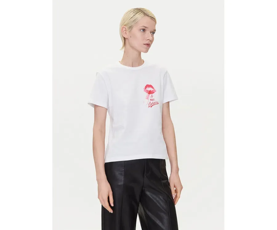 obrazek 1 HUGO T-Shirt Destrel_2 50544897 Biały Relaxed Fit