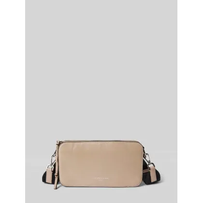 Zdjęcie Torebka skórzana z nadrukiem z logo model ‘Clarice’