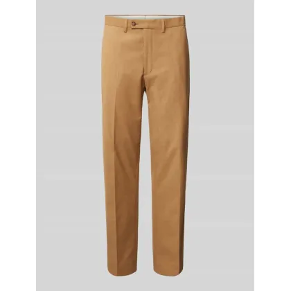 Zdjęcie Spodnie do garnituru o kroju regular fit z kantami