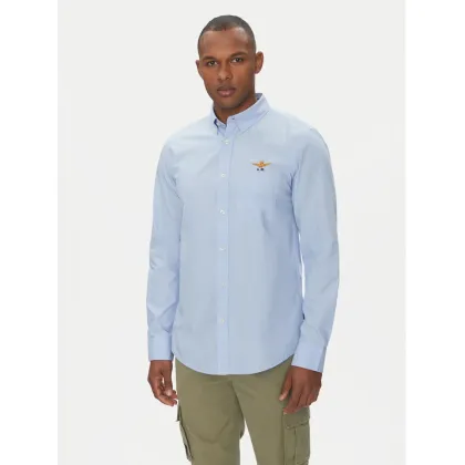 Zdjęcie Aeronautica Militare Koszula 251CA1277CT3532 Niebieski Regular Fit