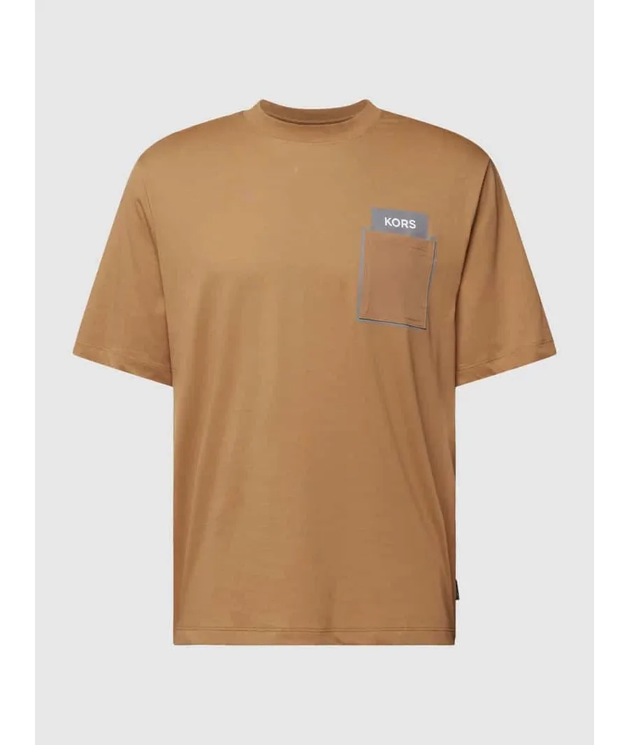 obrazek 1 T-shirt z kieszenią na piersi model ‘HEAT TRANSFER’