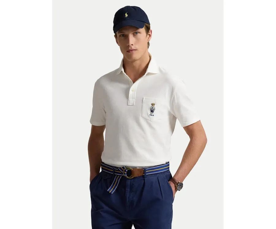 obrazek 1 Polo Ralph Lauren Polo 710963818001 Biały Custom Fit
