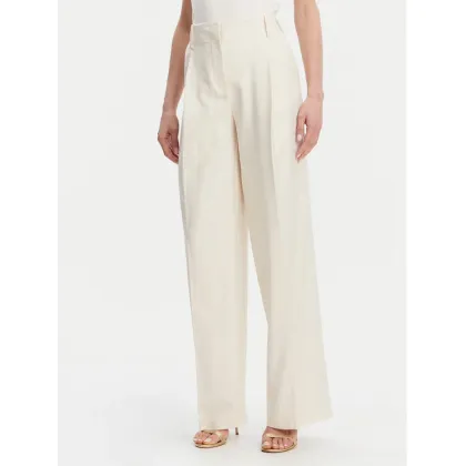 Zdjęcie Simona Corsellini Spodnie materiałowe P25CPPA01901 Écru Relaxed Fit